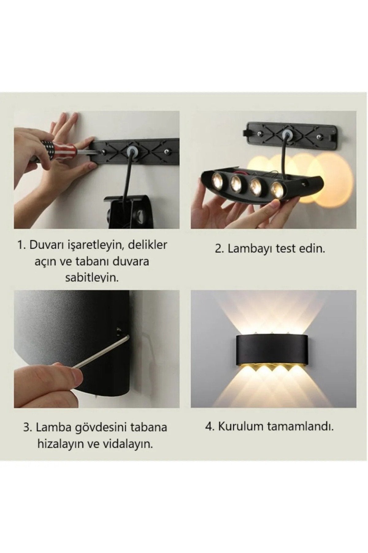 CT-8013 15 Watt Kapri Modern Led Aplik Amber Işık