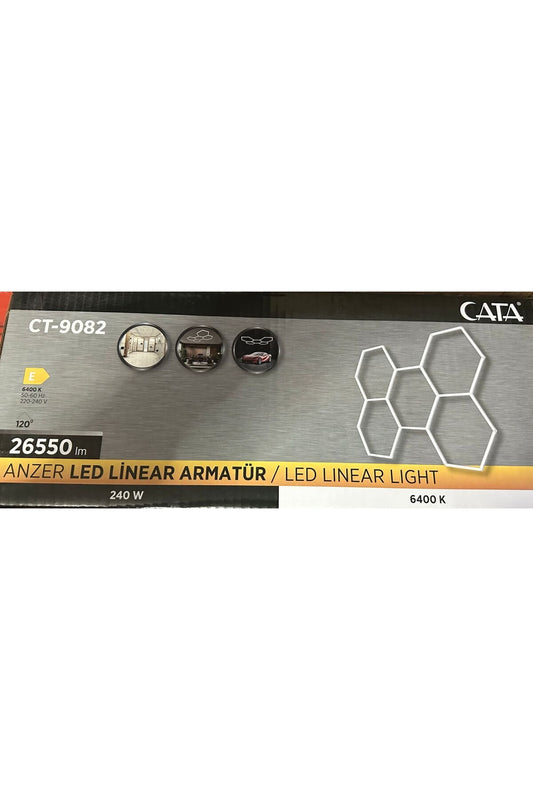 CT-9082 Anzer LED Lineer Armatür Beyaz Işık