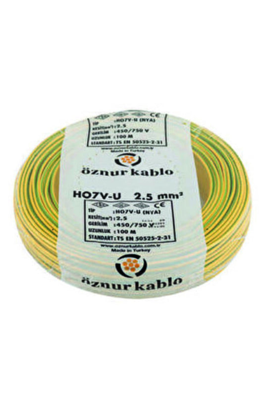 2.5 Nya Tesisat Kablosu (sarıyeşil)